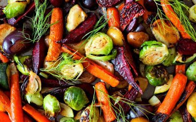 Roasted Veggies with Peruvian Blood Orange Sauce