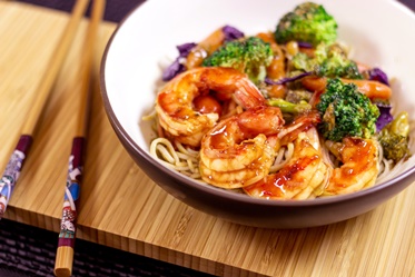 Korean Shrimp Stir Fry