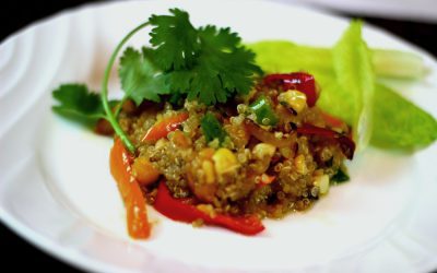 Roasted Corn and Quinoa Salad