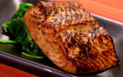 Salmon with Serious Foodie Peruvian Blood Orange Sauce