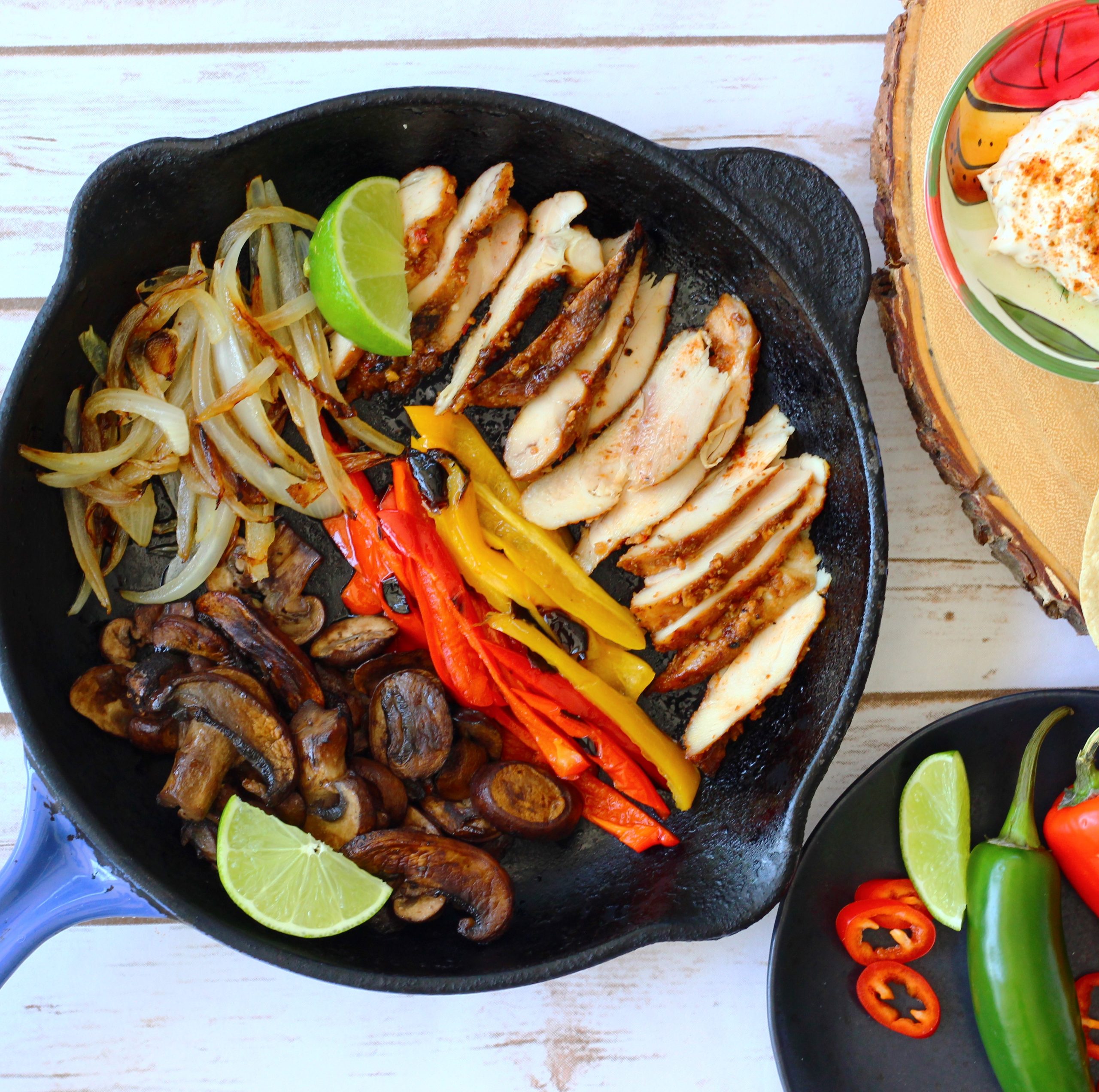 FAJITAS - hover RECIPES5FLIP